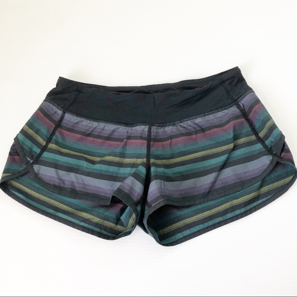 Lululemon Speed Shorts Poncho Stripe, 6